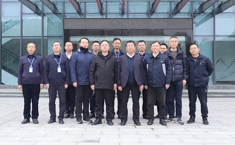 蒋文春率队光临绵阳J9集团公司调研领导工作